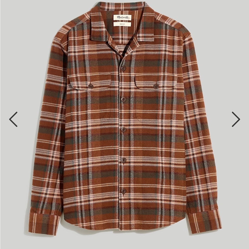 Brushed Flannel Easy Shirt-Jacket